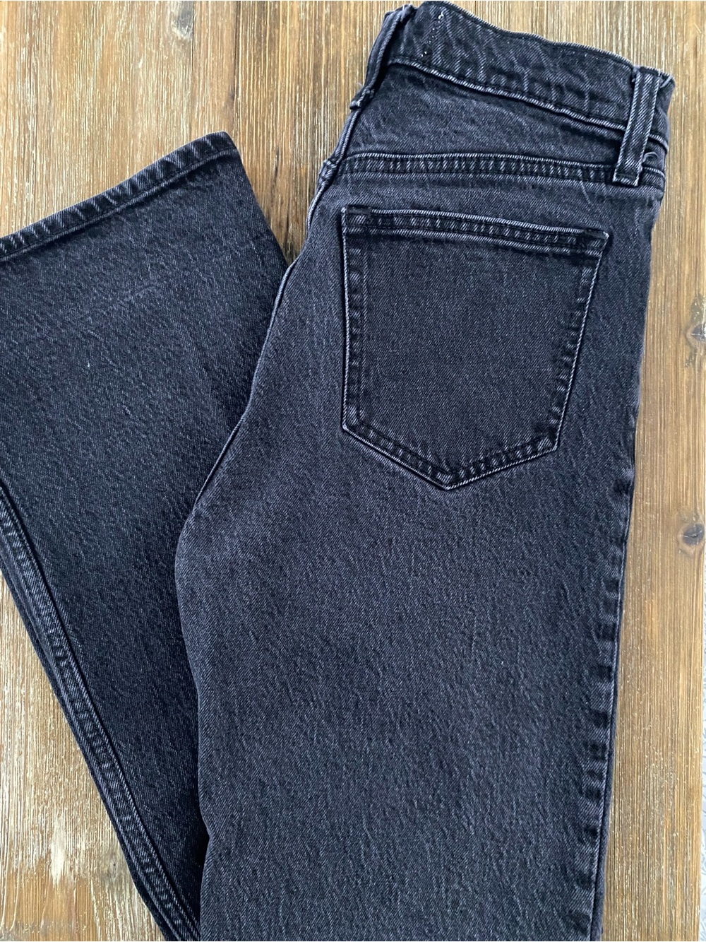 Abercrombie & Fitch High-Rise Black Straight Jeans